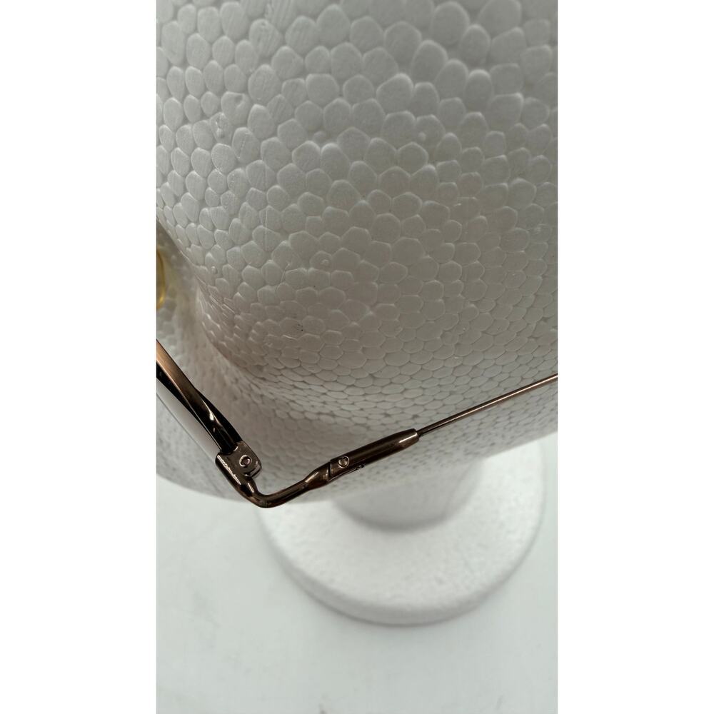 Vintage Enjoy Brown Copper Oval Sunglasses Glasses Frames Only - Picture 3 of 6